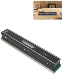  Precíziós vízmérték, strapabíró öntöttvas kivitel, V-horony alap, 300 mm