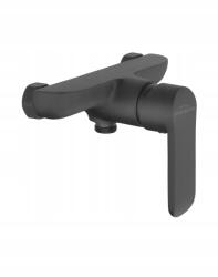  Siros zuhany csaptelep, fekete, BN-90-004-A (SIROS BLACK BN-90-004 + CUBIC)