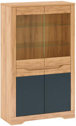 Tempo Vitrin C, tölgy craft arany/grafit szürke, FIDEL