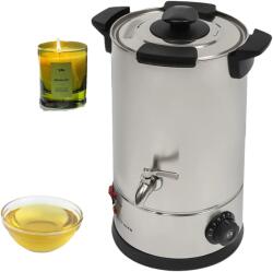  Viasz olvasztó, 10, 5 Qts kapacitás, 304 rozsdamentes acél anyag, 1800 W teljesítmény, hőmérséklet tartomány 30-110¬∞C, méretek 22x42 cm