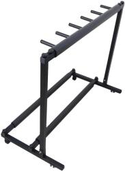  Gitárállvány, 5 gitár tárolására, erős vasszerkezet, fekete