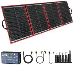  Napelem, hordozható és összecsukható, hatékony energiatermelés, 200 W