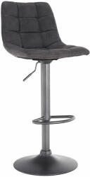 Tempo Bárszék, szürke/fekete, LAHELA