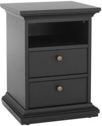 TEMPO KONDELA Éjeliszekrény, szürke, PARIS 70302