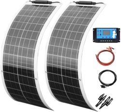  Rugalmas napelem készlet, 100 W kimenet, intelligens töltési technológia, napelem készlet