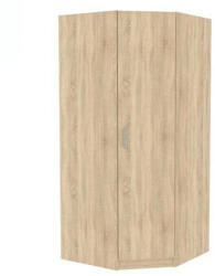 TEMPO KONDELA Sarokszekrény, tölgy sonoma, INVITA TYP 3 - pepita