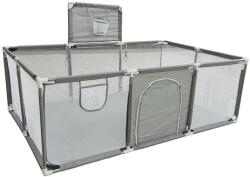  Babajáróka, tágas biztonsági zóna, tartós szövetkialakítás, világosszürke