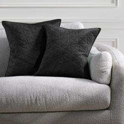  RESTILO díszpárnahuzat LAILA szín fekete dombornyomott stílus glamour anyag bársony, poliészter 45x45