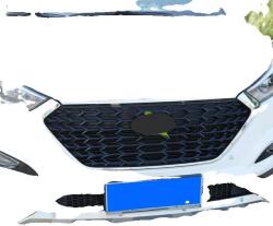 Hyundai Tucson hűtőrács, Racing Design, fekete/ezüst színválaszték, ezüst