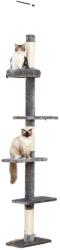  Macskafa, állítható magasságú, természetes karcolóoszlop, AMT0160GY, a képen