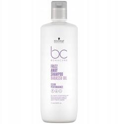 Schwarzkopf Kisimító sampon Schwarzkopf Bc Frizz Away vegán keratin, 1000 ml (BC Frizz Away szampon z olejem babassu)