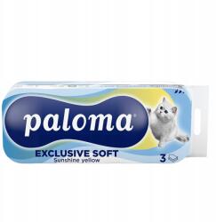Paloma wc papír Exclusive Soft 3 rétegű 10 tek. Sárga - allegro
