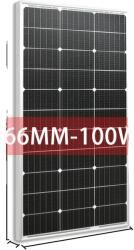  Napelem, monokristályos, nagy hatékonyságú, 100 W-os napelem