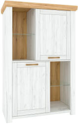 Tempo Vitrin C, tölgy craft arany/tölgy craft fehér, SUDBURY