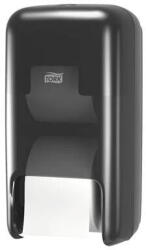 Toalettpapír adagoló, belsőmag nélküli, duplatekercses, T7 rendszer, TORK " OptiServe" , fekete