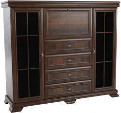 Tempo vitrines szekrény bárszekrénnyel, samoa king, KORA KK7