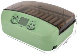 Tojáskeltető, teljesen automatikus, keltető és tenyésztési funkciók, zöld