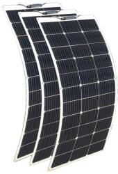  Napelem, könnyű kialakítás, nagy hatásfokú, 300w 3db 100w