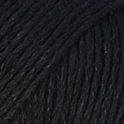 DROPS Design Bomull-Lin Uni Colour 16 Black Kötőfonal (103716)