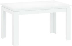 TEMPO KONDELA Széthúzható asztal, fehér, 135-184x86 cm, LINDY - pepita