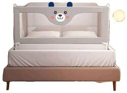 Ágyvédő korlát, állítható magasságú, könnyű kivitel, 1db szürke 1, 5 m