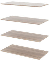 TEMPO KONDELA Polcok akasztós szekrénybe, DTD laminált, tölgy sonoma, DUNAJ TYP2