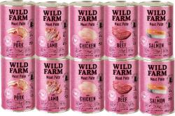  Wild Farm WILD FARM Pate mix ízek 10x00g - gluténmentes macskaeledel