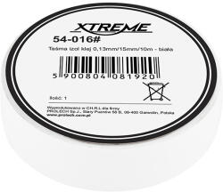  Szigetelő ragasztószalag 0, 13 mm/15 mm/10 m - fehér (54-016)