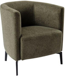 TEMPO KONDELA Design fotel, zöld/fekete, KAPY