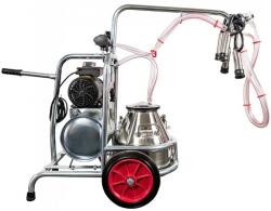 Emt Aparat de muls vaci cu un post EMT BLUE 1+1A30 un bidon ALUMINIU 30 LITRI (EMTBLUE1+1A30) - motosape-motocoase