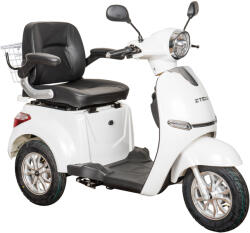 Z-Tech Tricicleta electrica Ztech ZT-15-C TRILUX C EEC autonomie 60 Km viteza maxima 25 km/h putere 1000W acumulator 20Ah/60V nu necesita permis-Alb (ZT-15-C-Alb)
