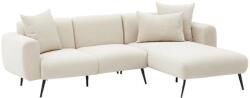 Asir L alakú sarokülőgarnitúra PISA, krémszínű, jobb oldali 825BLC2856 (AS3137)
