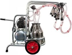 Emt Aparat de muls vaci oi si capre cu 3 posturi EMT 3+1 MS un bidon INOX 40 litri (EMT3+1MS40) - motosape-motocoase