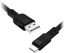 USB-C gyors töltőkábel 2m 60W (sötét) (CABEXCWHPUSBC2-0DMIX)