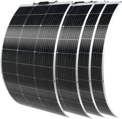  Rugalmas napelem, nagy hatékonyságú, egyszerű telepítés, 600W-4x150w