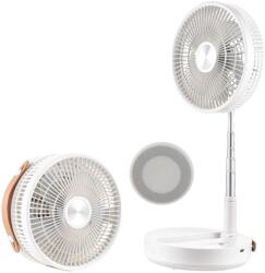  Álló ventilátor, összecsukható, 4 szélsebesség, fehér