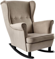 Tempo Füles hintafotel, bézs/fekete, TEJA