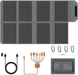  Napelemes töltő, összecsukható kivitel, több kimeneti port, 80 W-os napelem - pepita - 84 096 Ft