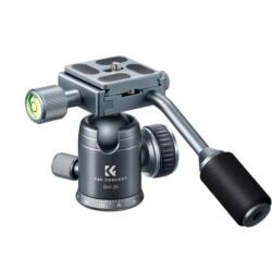 K&F Concept Cap Trepied Ball Head 26mm 360° Metal K&F Concept KF31.049V1 cu Bubble Level