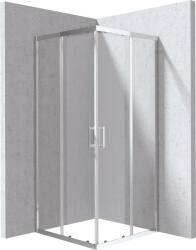 Deante Funkia Evo zuhanykabin 80x80 cm négyzet króm fényes/átlátszó üveg KYC_0088P (KYC0088P)