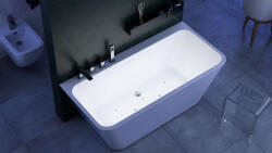 Excellent Lila 2.0 fal mellé szerelhető fűrdőkád 170x75 cm négyszögletes fehér WAEX. LIL2. INSPAIR170WHP (WAEXLIL2INSPAIR170WHP)