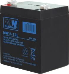 MPL Power MPLPower MW 5-12L 12 V 5Ah AGM VRLA Akkumulátor (MW 5-12L 12V 5Ah) (MW 5-12L 12V 5Ah)