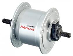 Shimano Nexus DH-C6000-3R dinamós első kerékagy (agydinamó), 36H, csavaros, rollerfékes, 6V, 3W, ezüst, OEM kiszerelés