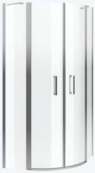 Excellent Mazo zuhanyfal 44 cm króm fényes/átlátszó üveg KAEX. 3000.2P. 1010. LP (KAEX30002P1010LP)