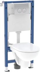 Geberit Duofix Basic keret készlet tállal, deszkával és gombbal 118.341. 21.3 (118341213)