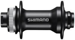 Shimano Alivio HB-MT400 MTB első kerékagy, 36H, átütőtengelyes (15x100 mm), tárcsafékes (Centerlock), fekete, OEM kiszerelés
