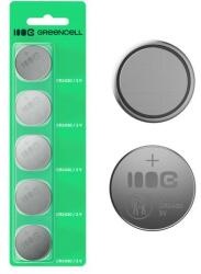 Green Cell Blister 5x lítium elem CR2430 3V 290mAh gombelem kulcstartóhoz, órához, távirányítóhoz, mérleghez (GC-36874)