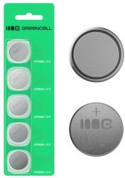 Green Cell 5x lítium elem CR1620 CR 1620 3V 70mAh gombelem Bliszter (GC-36878)