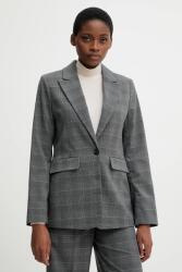 United Colors of Benetton zakó szürke, mintás, egysoros gombolású, 2X8MDW02H - szürke 38 - answear - 56 990 Ft