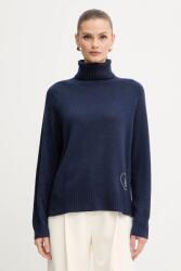 LIU JO pulóver gyapjúkeverékből - sötétkék XS